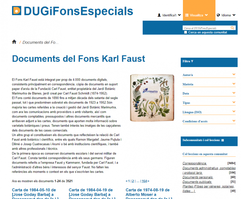 Fons Especials Karl Faust