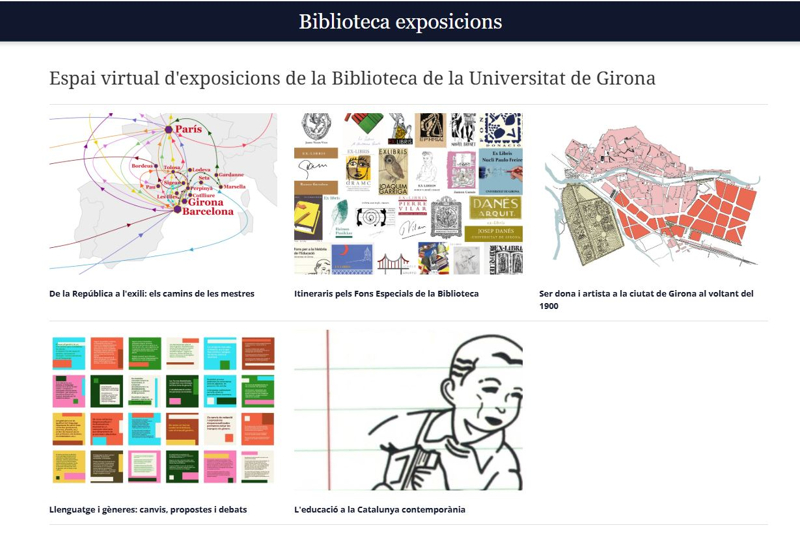 Espai virtual d'exposicions Biblioteca Universitat de Girona   