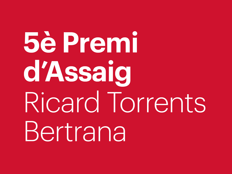 Premi d’Assaig Ricard Torrents Bertrana